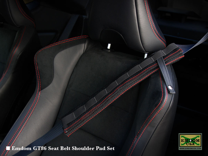 Emdom Gt86 Seat Belt Shoulder Pad Set 2 Pads In A Additional Detail Photos